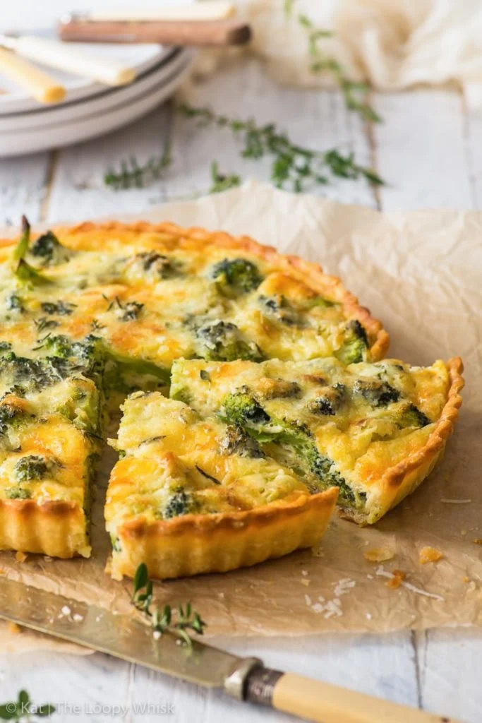 Quiche di broccoli vegetariana