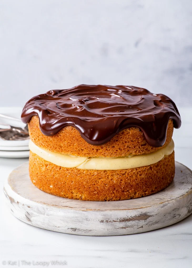 Torta Boston alla vaniglia