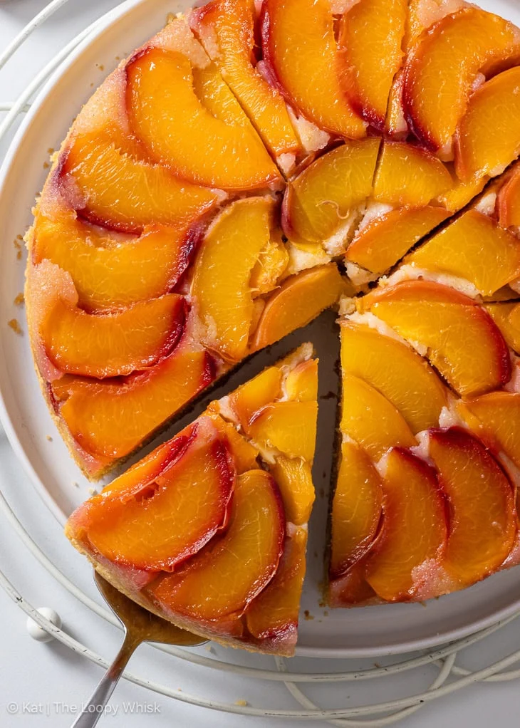 Torta rovesciata alle pesche