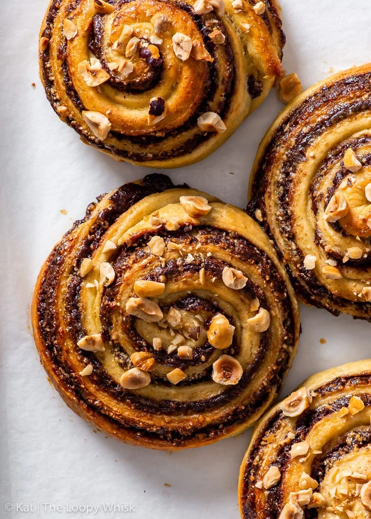 Girelle di cioccolato e nocciole