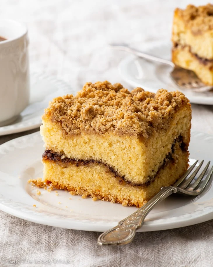 Torta al caffè con crumble alla cannella