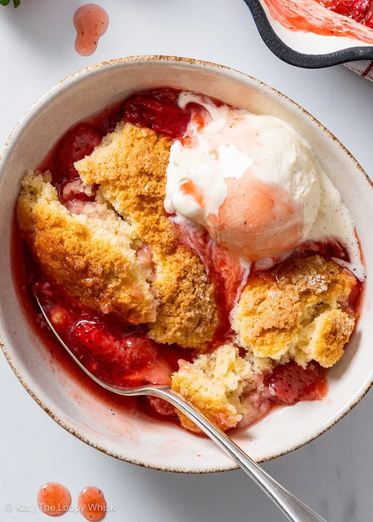 Cobbler di fragole