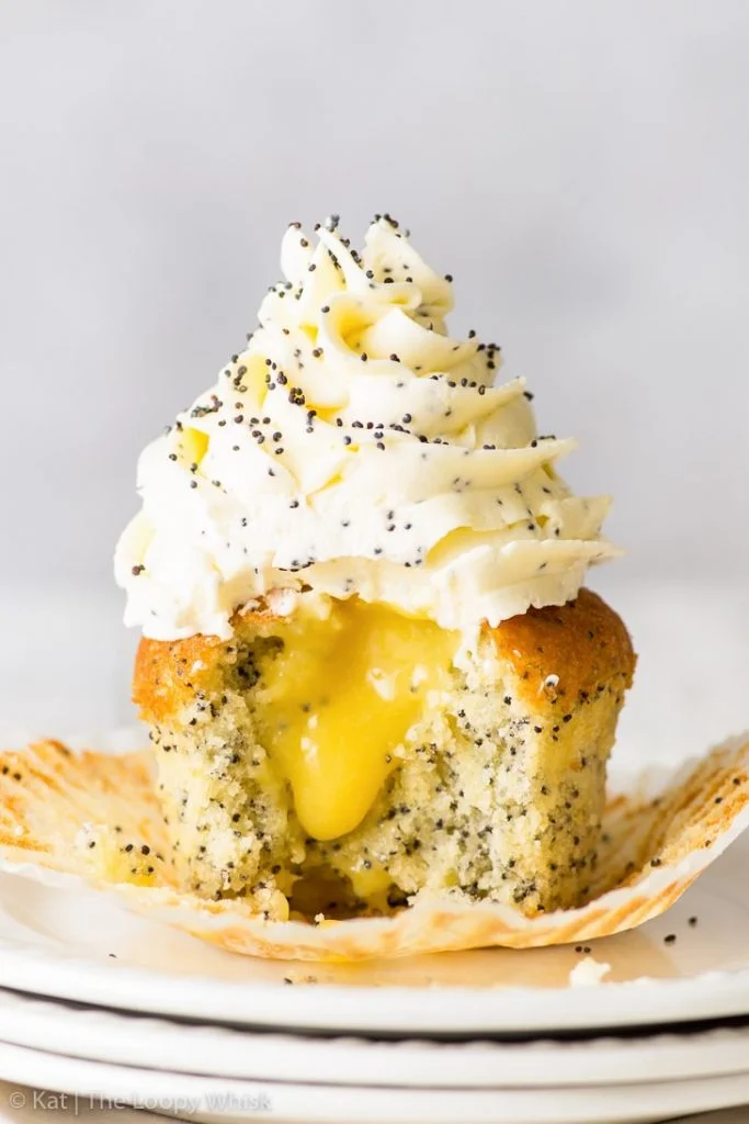 Cupcakes al limone e semi di papavero