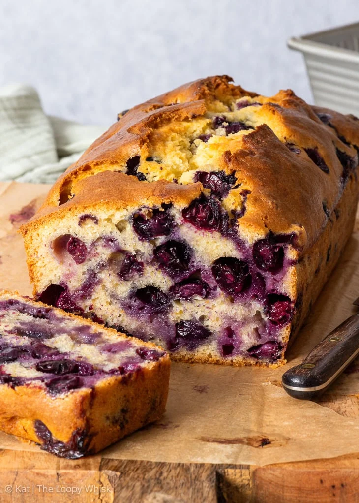 Pane ai mirtilli e limone