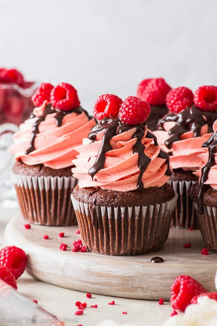 Cupcakes-brownie ai lamponi