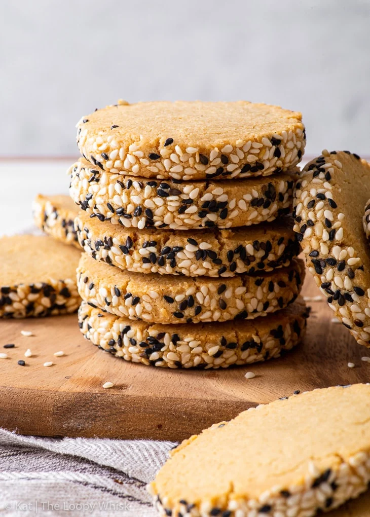 Biscotti di tahini, stile shortbread