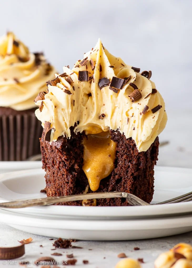Cupcakes di cioccolato e nocciole, gusto Nutella