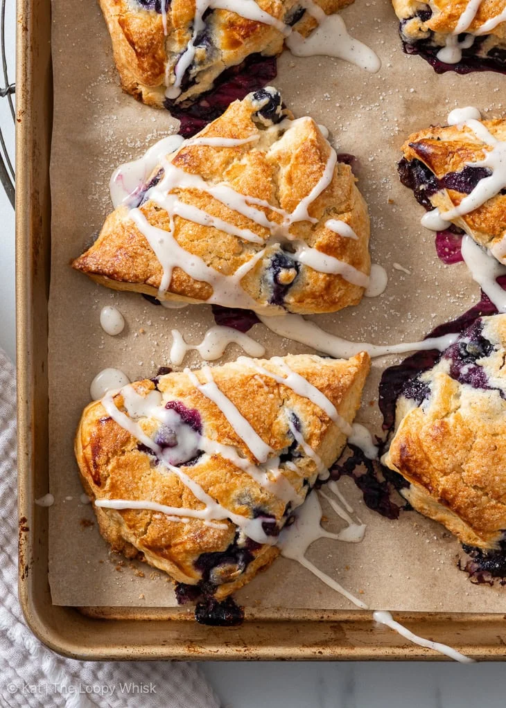 Scones ai mirtilli e vaniglia