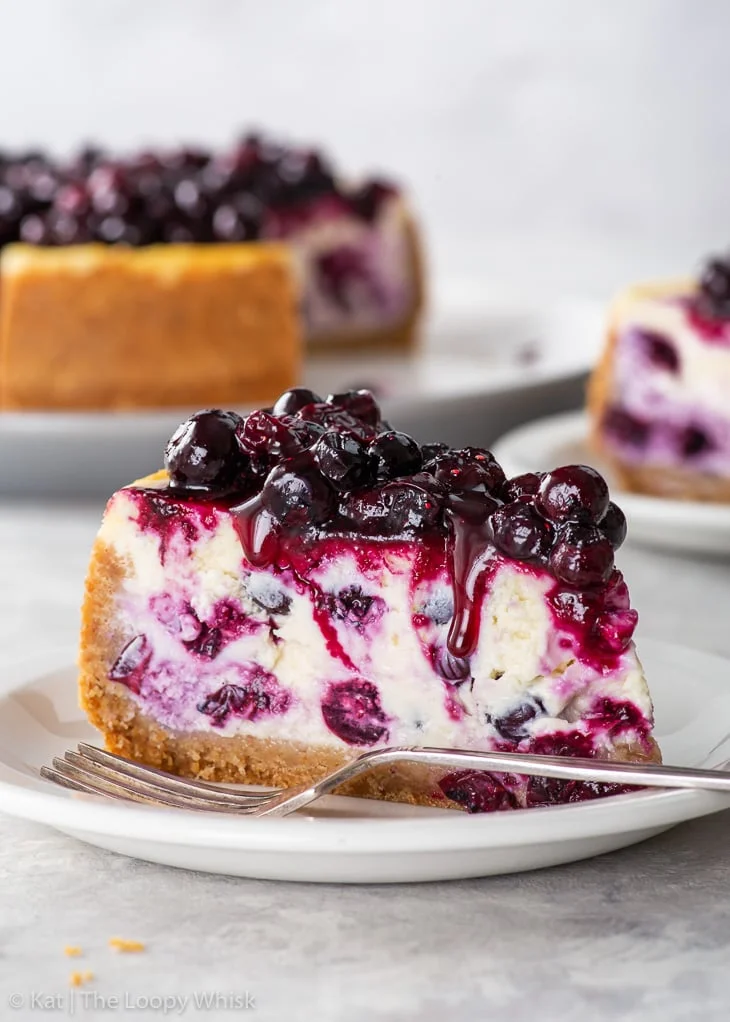 Cheesecake facile ai mirtilli