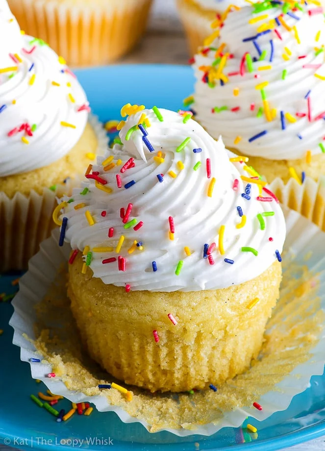 Cupcakes alla vaniglia senza uova