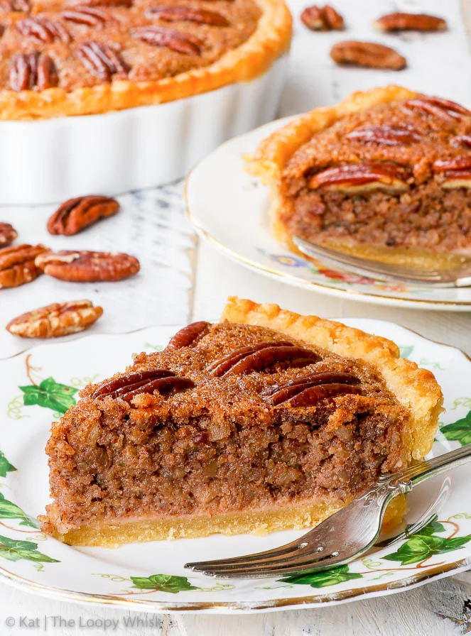 Torta di noci pecan senza zucchero
