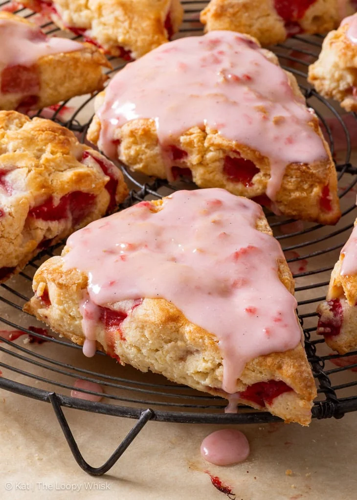 Scones fragola e limone