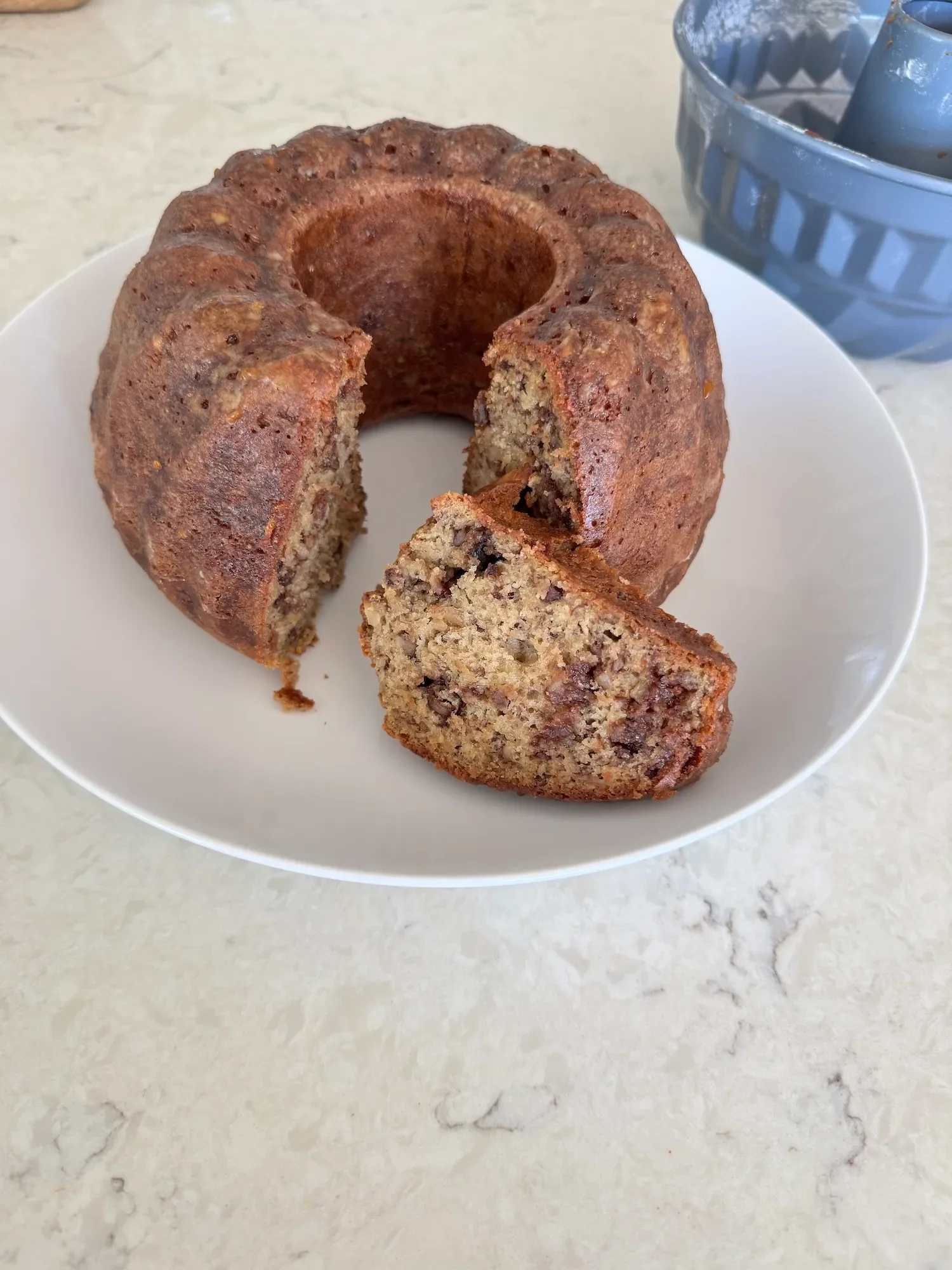Pane di banana con scarto di lievito madre