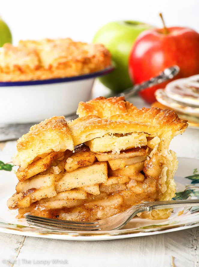 Torta di mele al caramello