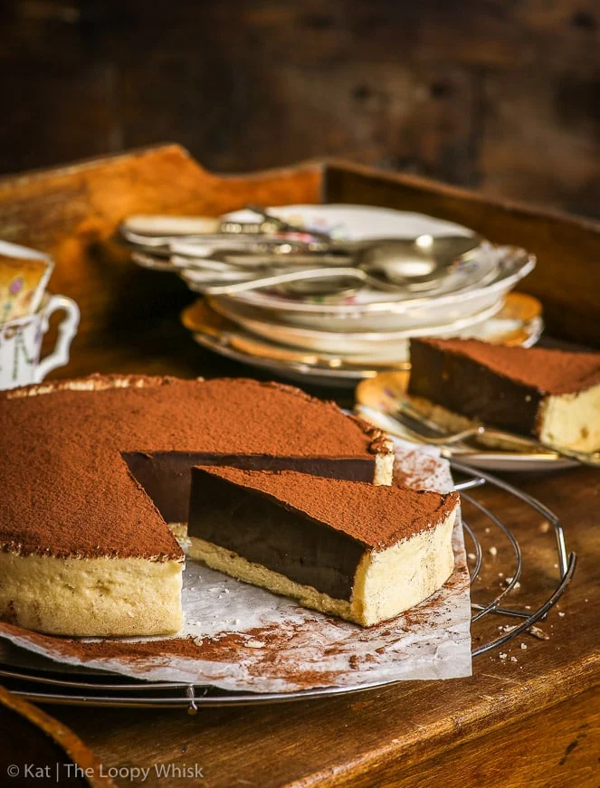 Torta di cioccolato decadente