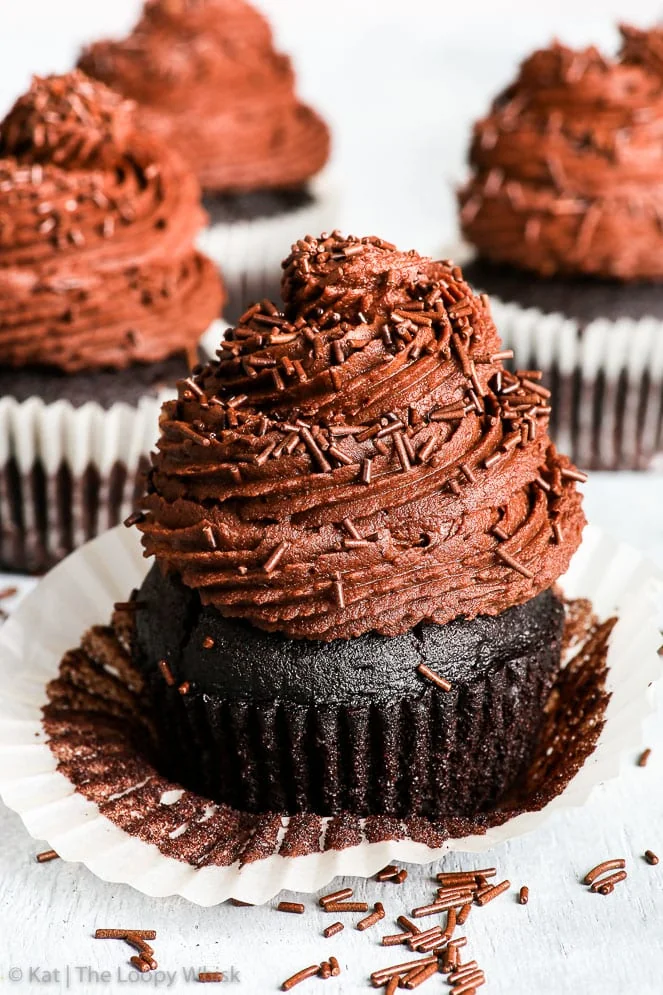 Cupcakes al cioccolato, senza uova