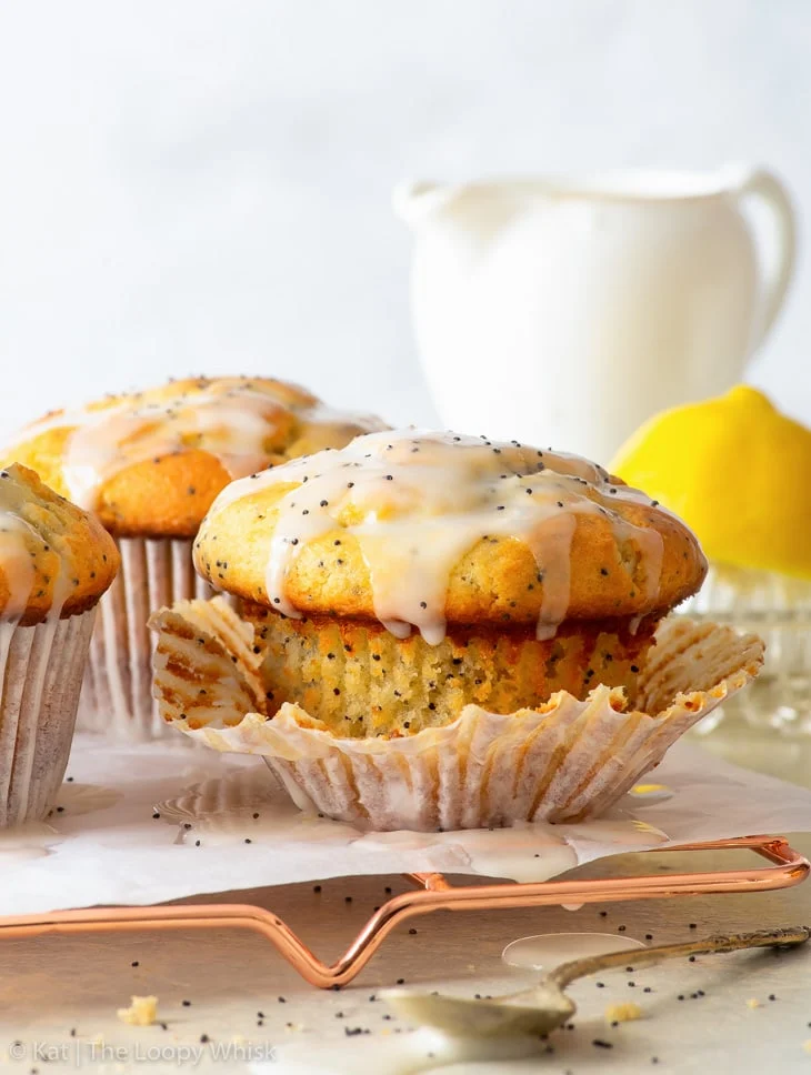 Muffin al limone e semi di papavero