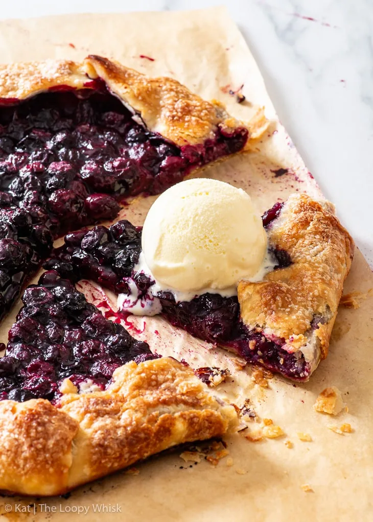Galette di mirtilli