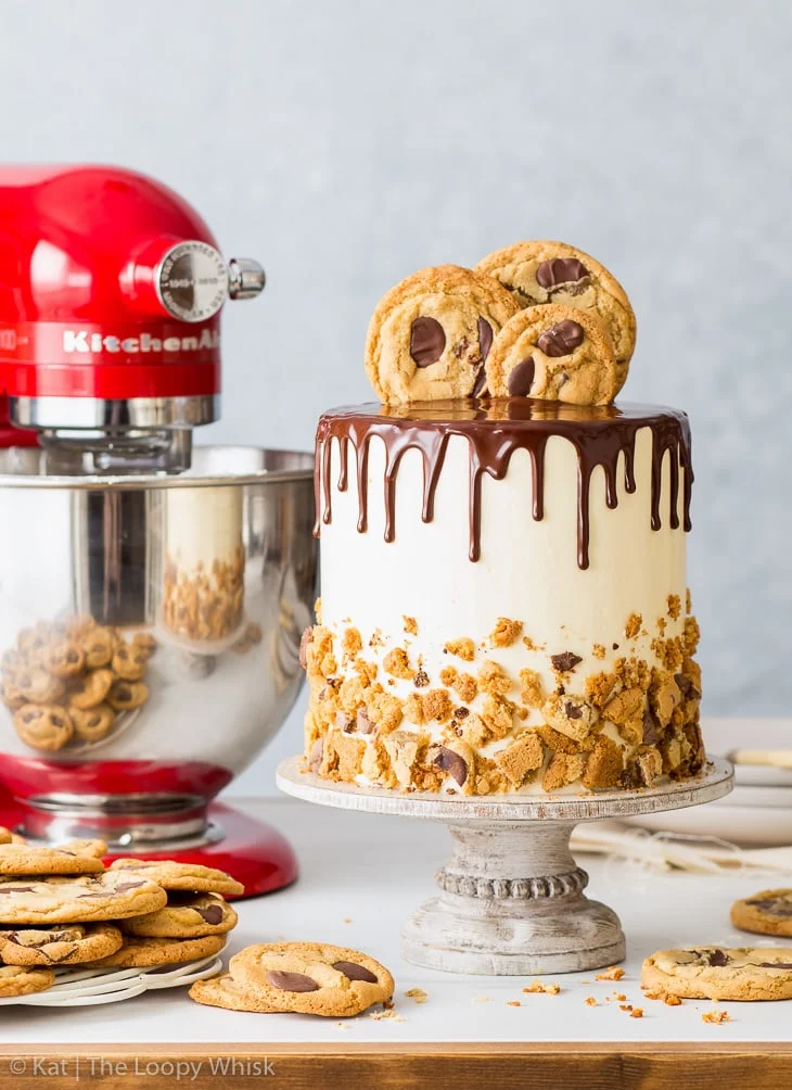 Torta cookie con gocce di cioccolato