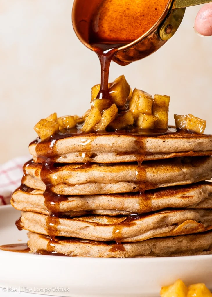 Pancake di mela e cannella