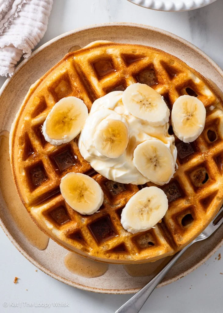 Waffles dorati e croccanti