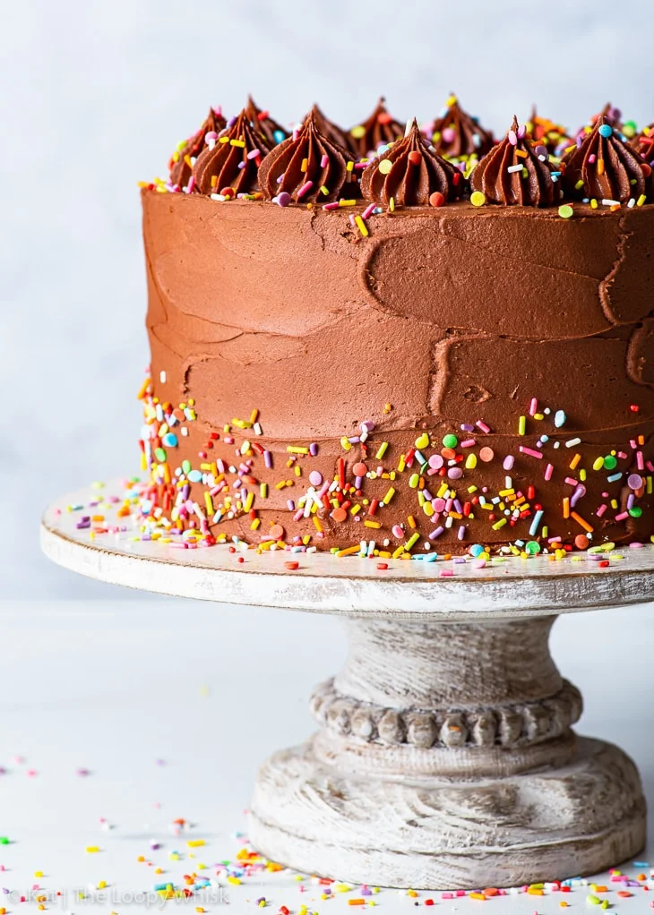 Torta di compleanno alla vaniglia