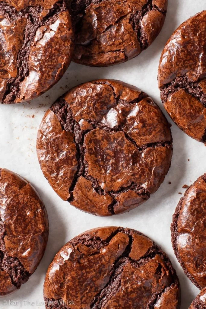 Biscotti-brownie al cioccolato, fondenti