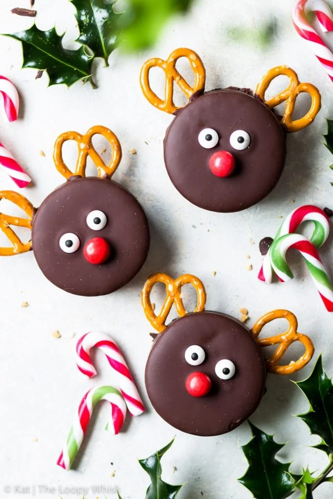 Biscotti Rudolph cioccolato e marshmallow
