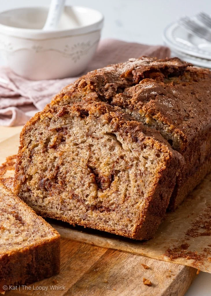 Torta di banane e cannella