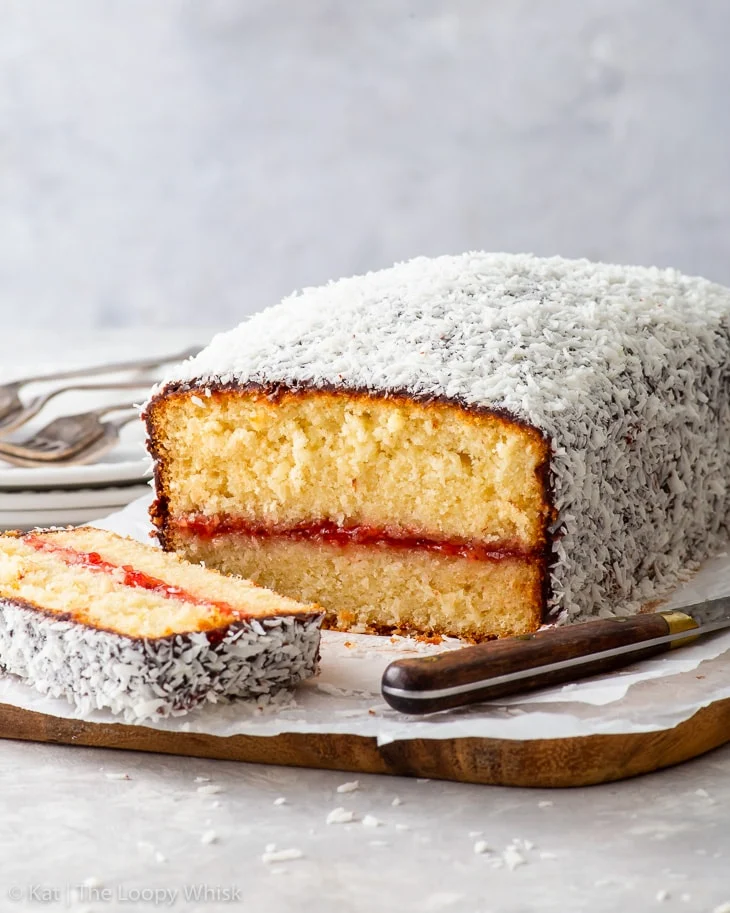 Plumcake inglese lamington