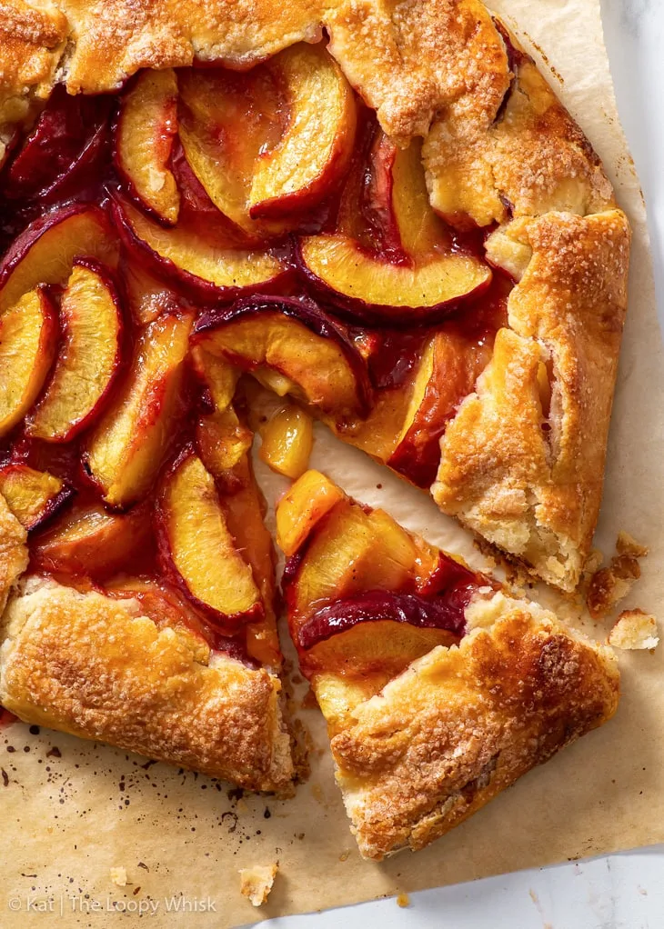Galette di pesche
