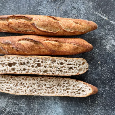 Baguette di lievito madre